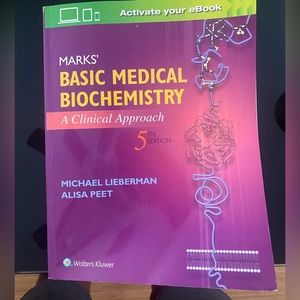 NEW unused Marks Medical Biochemistry Book